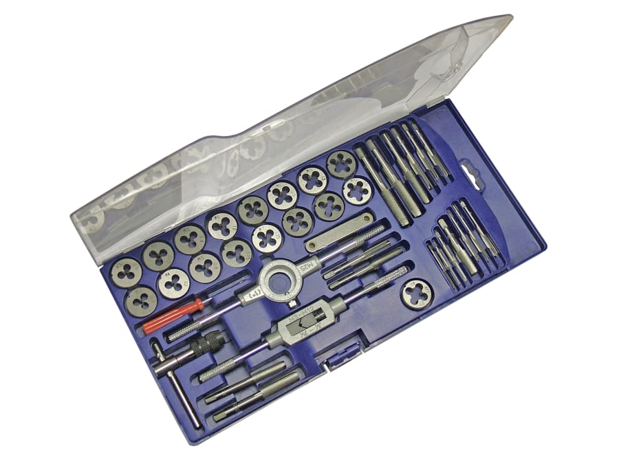 Faithfull FAITAPDSET39 39 Piece Metric Tap & Die Set
