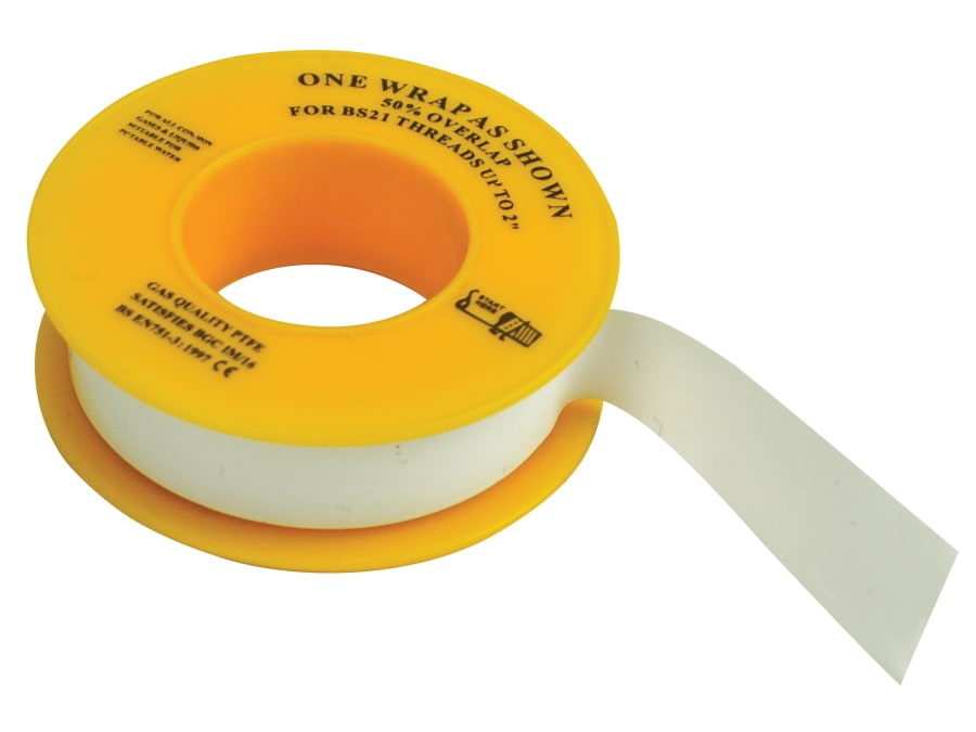 Faithfull FAITAPEPTGAS 12mm x 5m PTFE Gas Tape