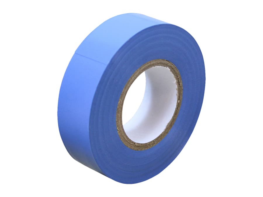 Faithfull FAITAPEPVCBL 19mm x 20m Blue PVC Electrical Tape