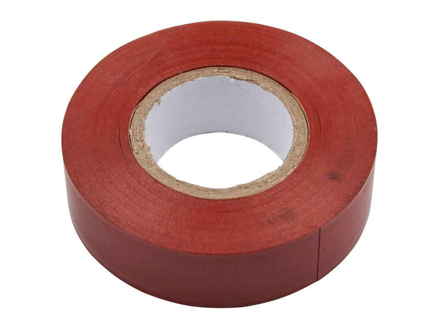 Faithfull FAITAPEPVCBR 19mm x 20m PVC Electrical Tape Brown