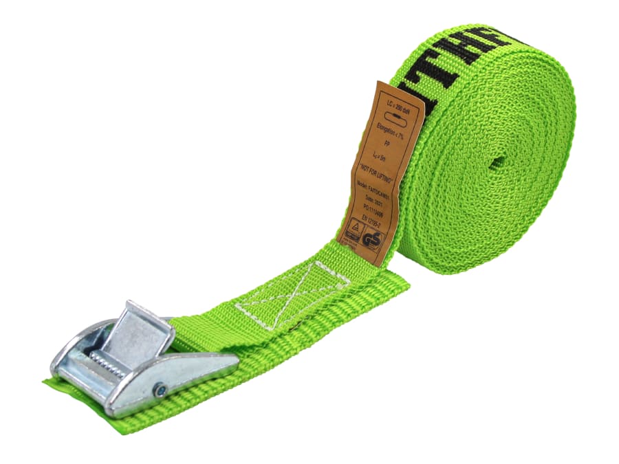 Faithfull FAITDCAMSET4 5m x 25mm Cam Buckle Tie-Downs 4 Piece