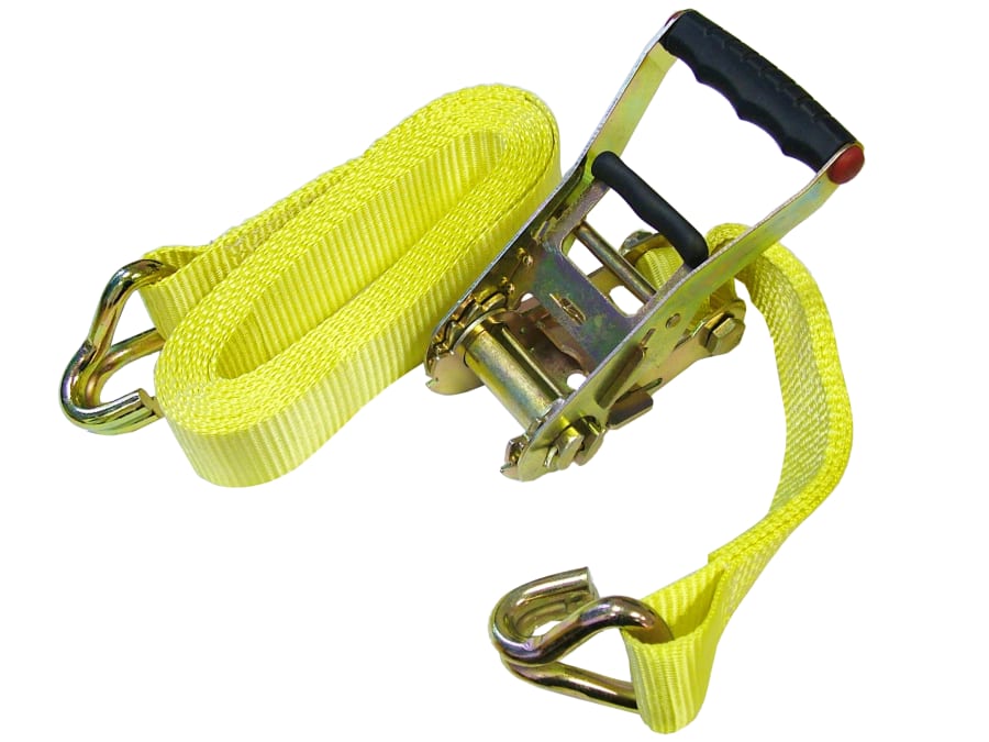 Faithfull FAITDTRUCK52 5m x 50mm Ratchet Tie-Down with 4000kg Breaking Strain