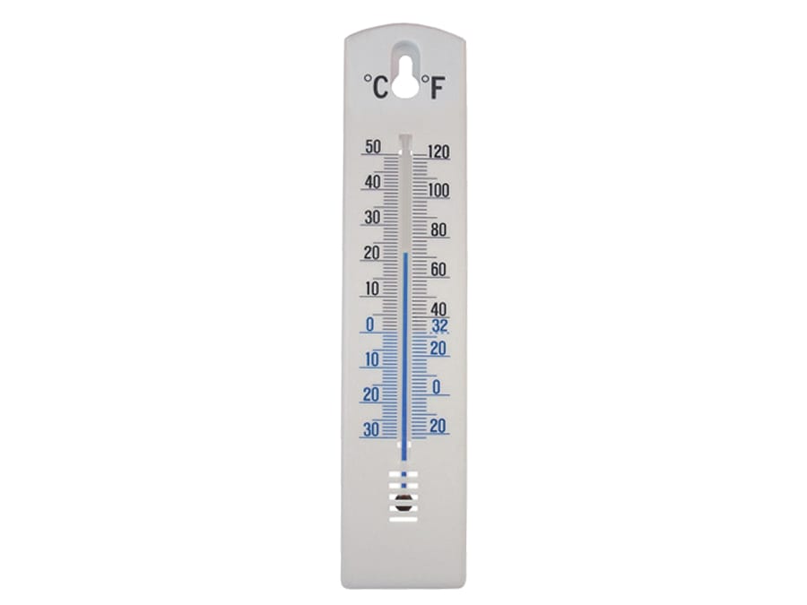 Faithfull FAITHPLASTIC 200mm Plastic Wall Thermometer