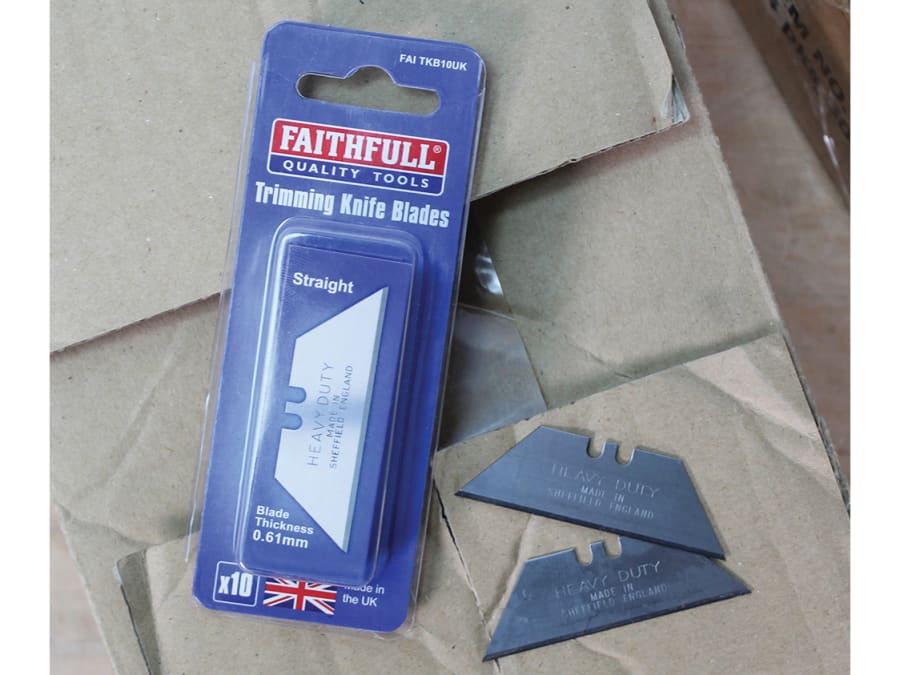 Faithfull FAITKB100UK 100 Pack Trimming Knife Blades