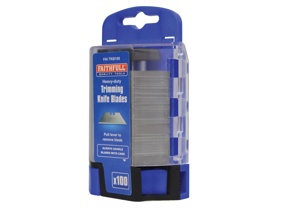 Faithfull FAITKB100 Trimming Knife Blades with 100 Blades