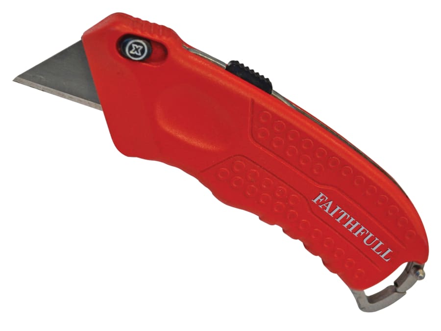 Faithfull FAITKRTURBO Turbo Auto Feed Retractable Knife