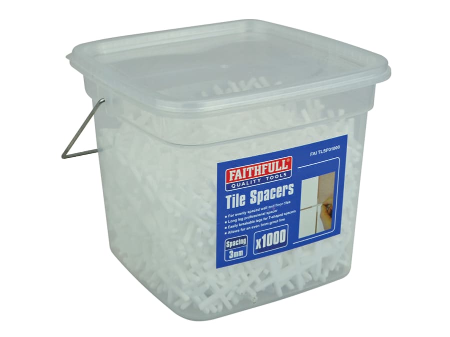 Faithfull FAITLSP31000 3mm Tile Spacer