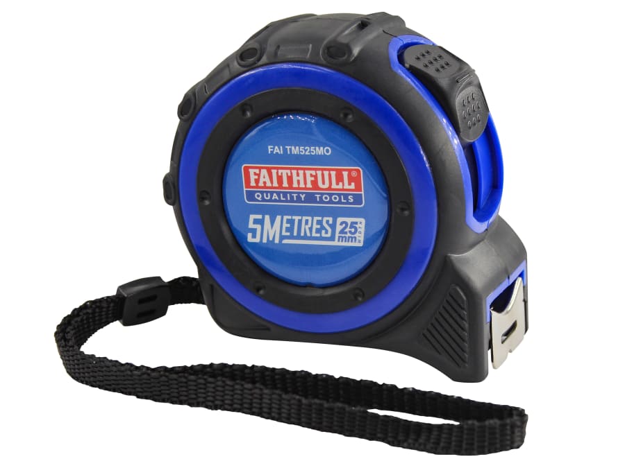Faithfull FAITM525MO 5m Tape Measure 25mm