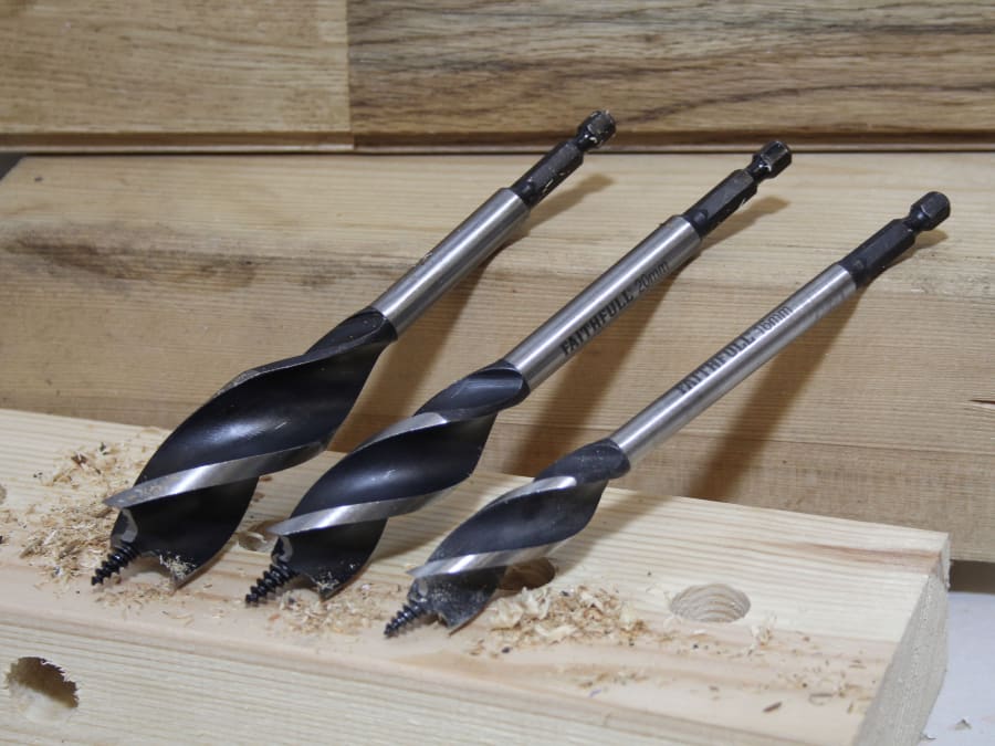Faithfull FAITPASET3PC 3 Piece Speed Auger Bit Set