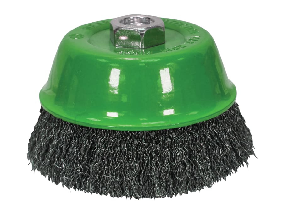 Faithfull FAIWBC100S 100mm Wire Cup Brush M14x2 Stainless Steel