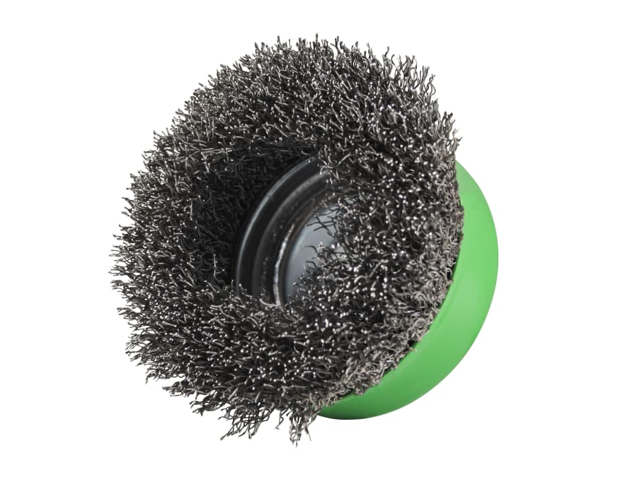 Faithfull FAIWBC75SSXL 75mm M14 Stainless Steel Wire Cup Brush