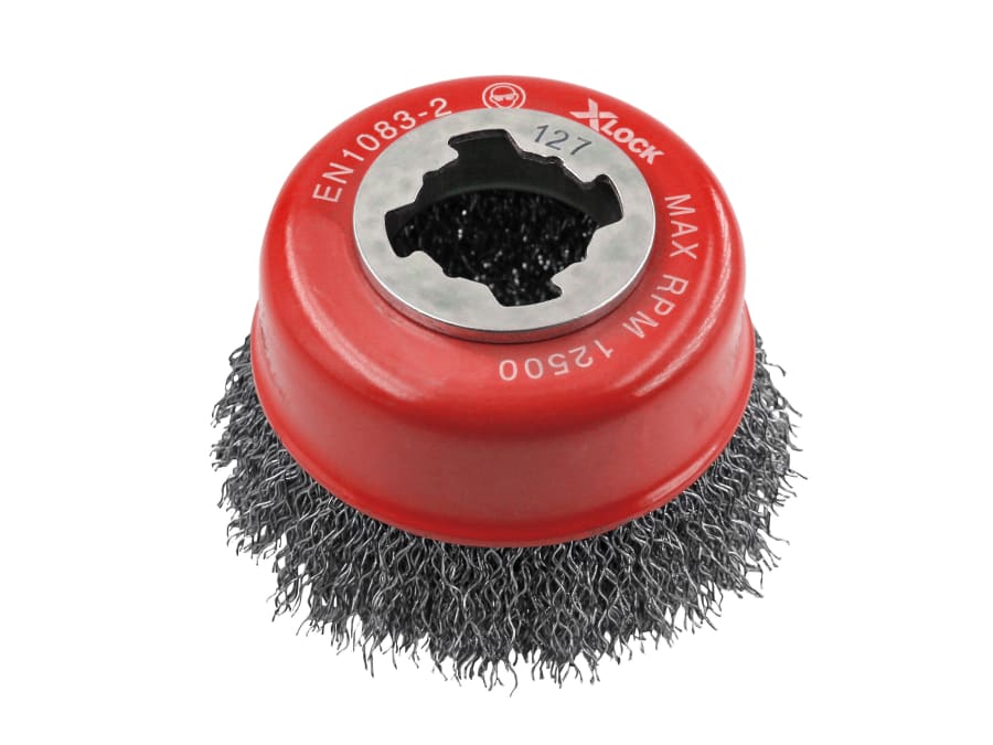 Faithfull FAIWBC75XL 75mm X-LOCK Wire Cup Brush M14x2