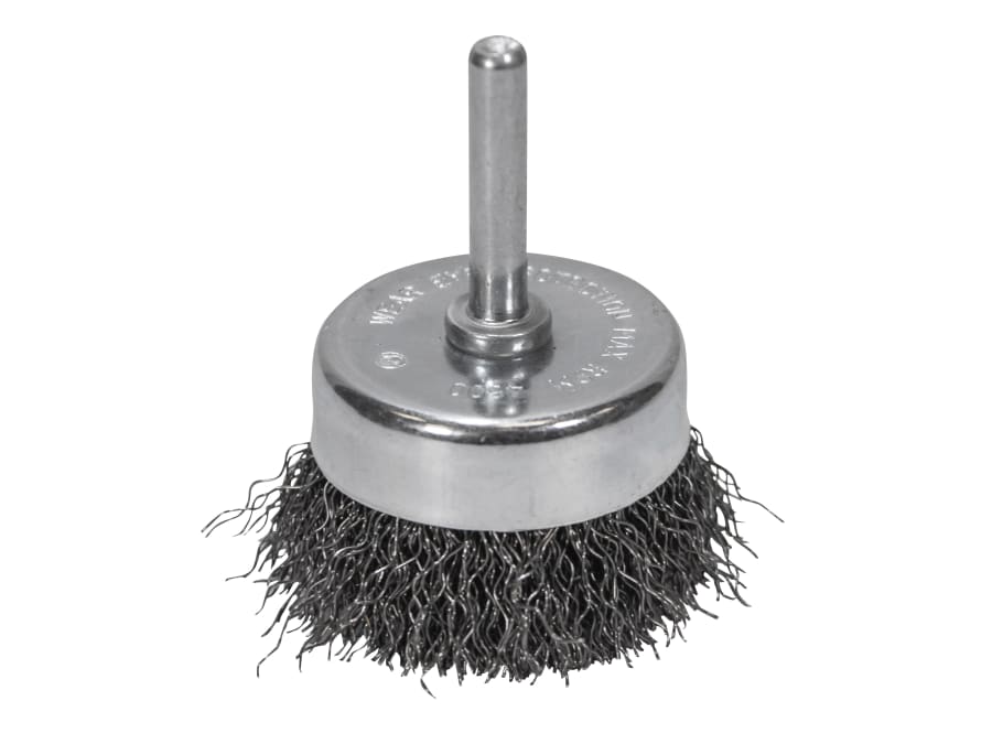 Faithfull FAIWBS50 50mm Wire Cup Brush with 6mm Shank