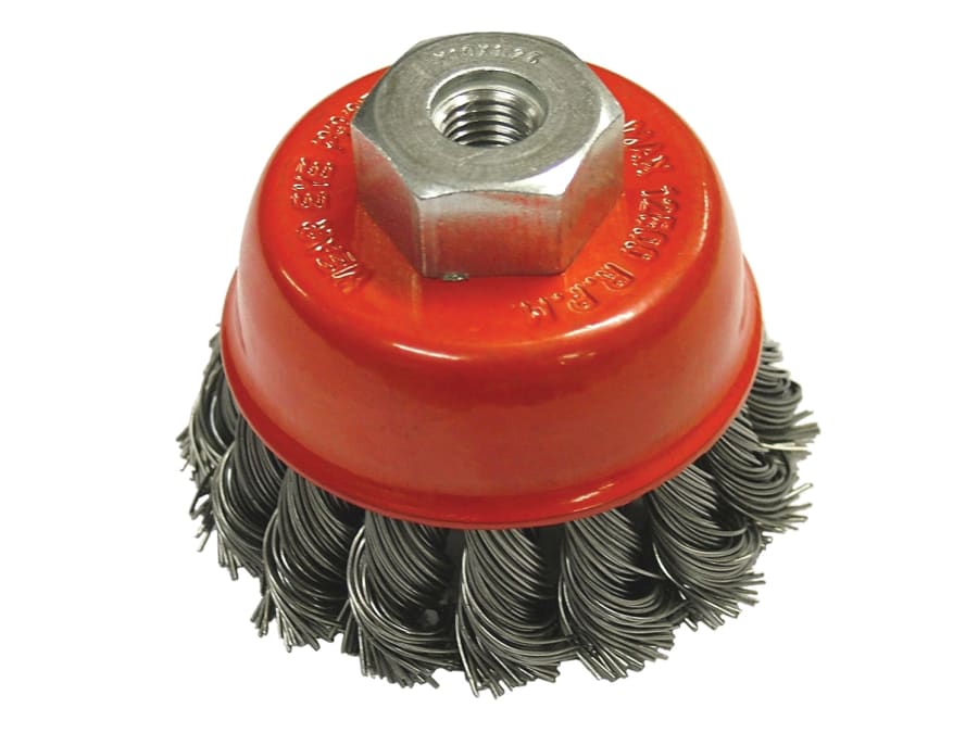 Faithfull FAIWBT65MC 65mm Wire Cup Brush with M10x1.5 Thread