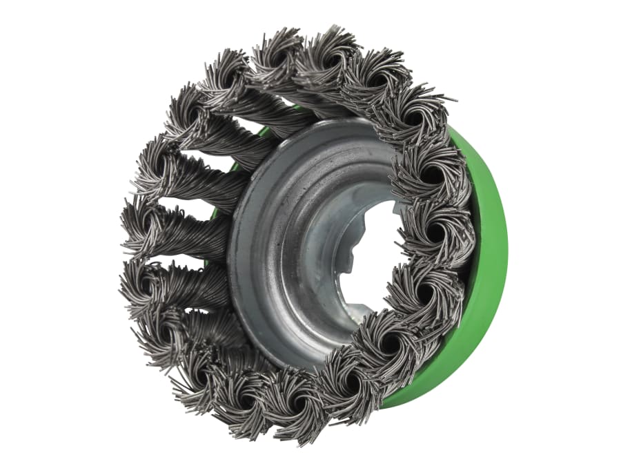 Faithfull FAIWBT75SSXL 75mm M14 x 2 Stainless Steel Wire Cup Brush