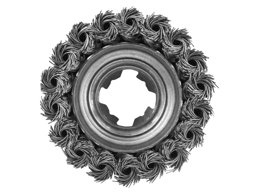 Faithfull FAIWBT75SSXL 75mm M14 x 2 Stainless Steel Wire Cup Brush