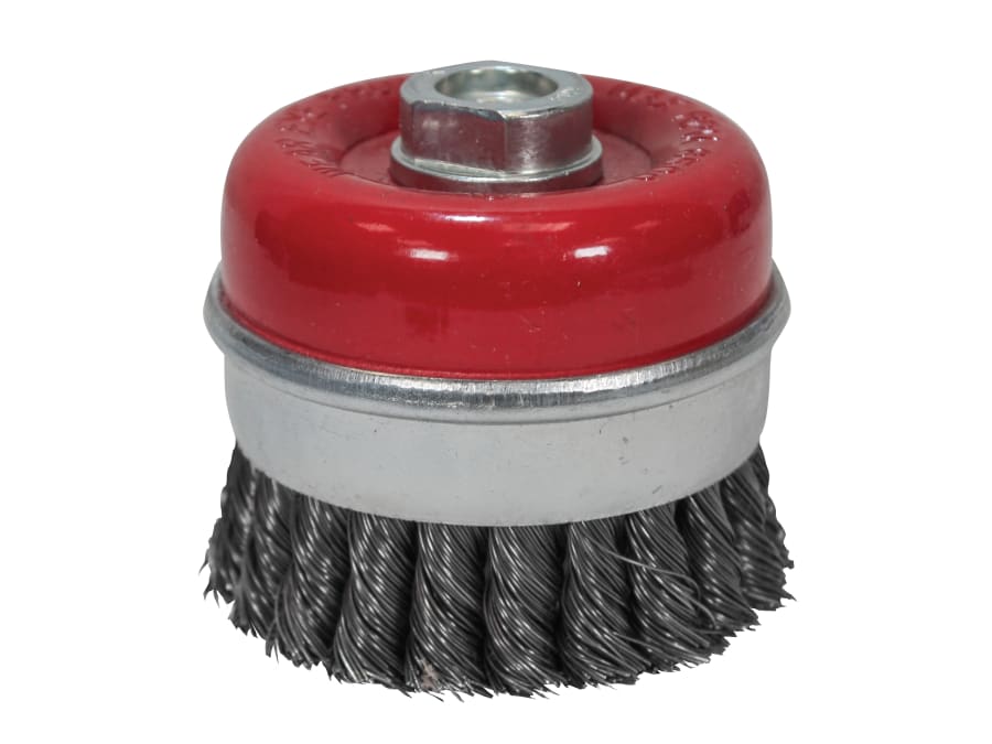 Faithfull FAIWBT80 80mm Wire Cup Brush with M14 Thread