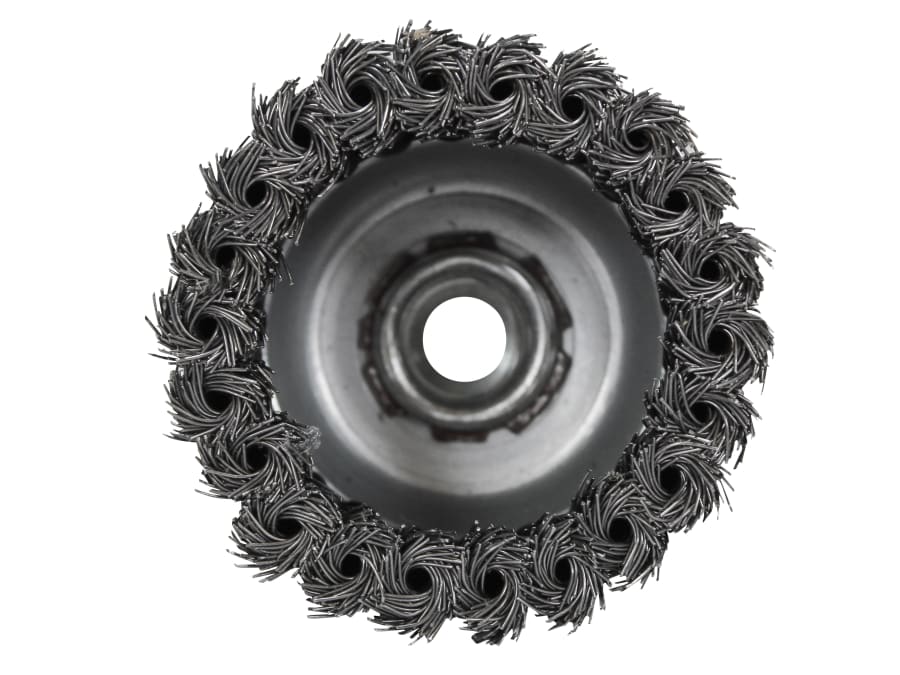 Faithfull FAIWBT80 80mm Wire Cup Brush with M14 Thread