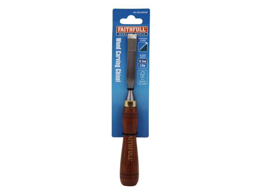 Faithfull FAIWCARV6F 12.7mm Straight Carving Chisel