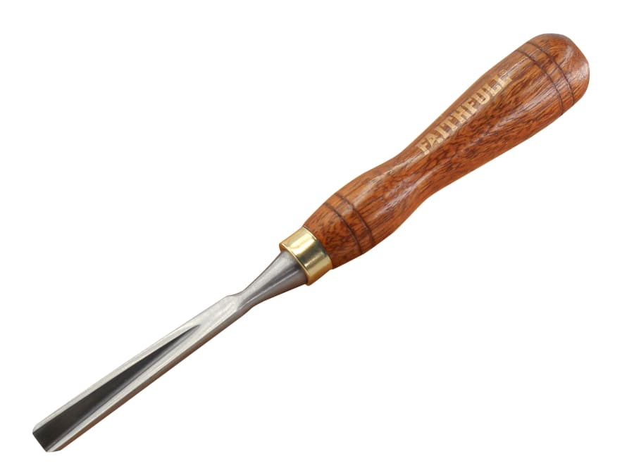 Faithfull FAIWCARV8F 9.5mm V-Straight Parting Carving Chisel