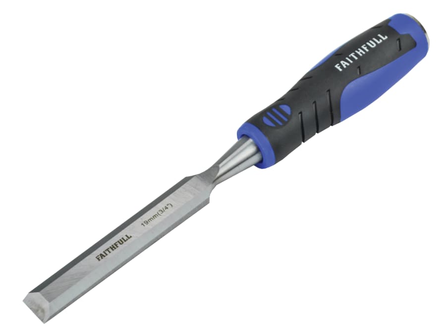 Faithfull FAIWCSG19 19mm Soft Grip Bevel Edge Chisel
