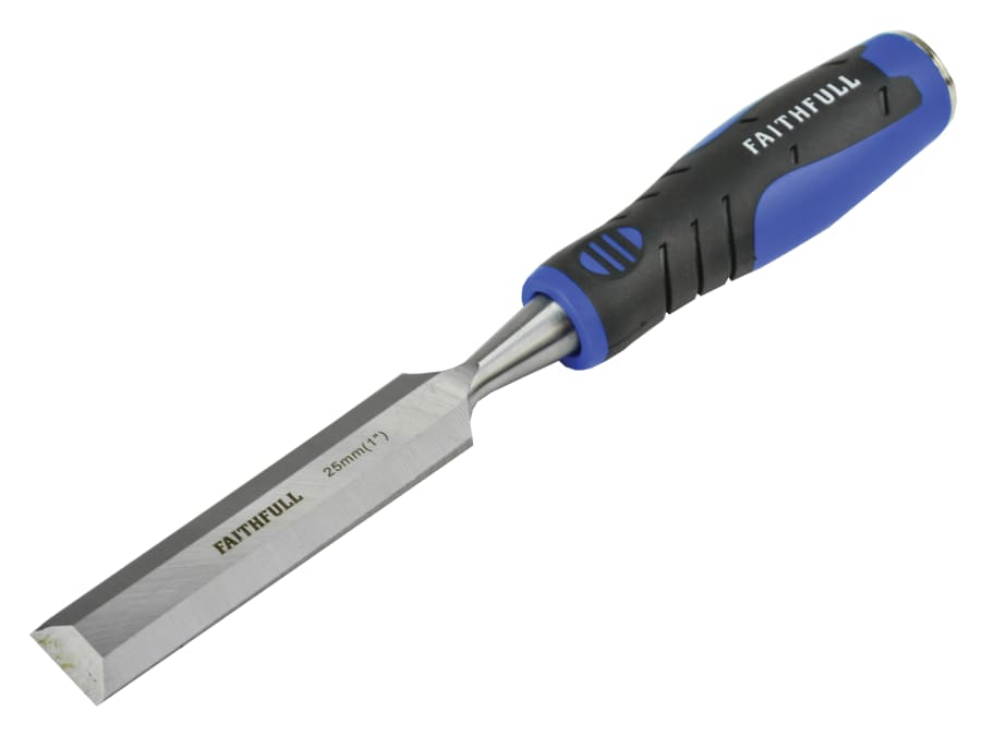 Faithfull FAIWCSG25 25mm Soft Grip Bevel Edge Chisel