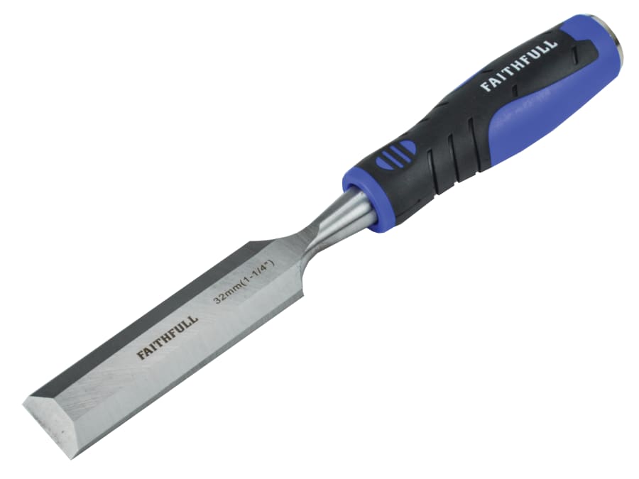 Faithfull FAIWCSG32 32mm Soft Grip Bevel Edge Chisel