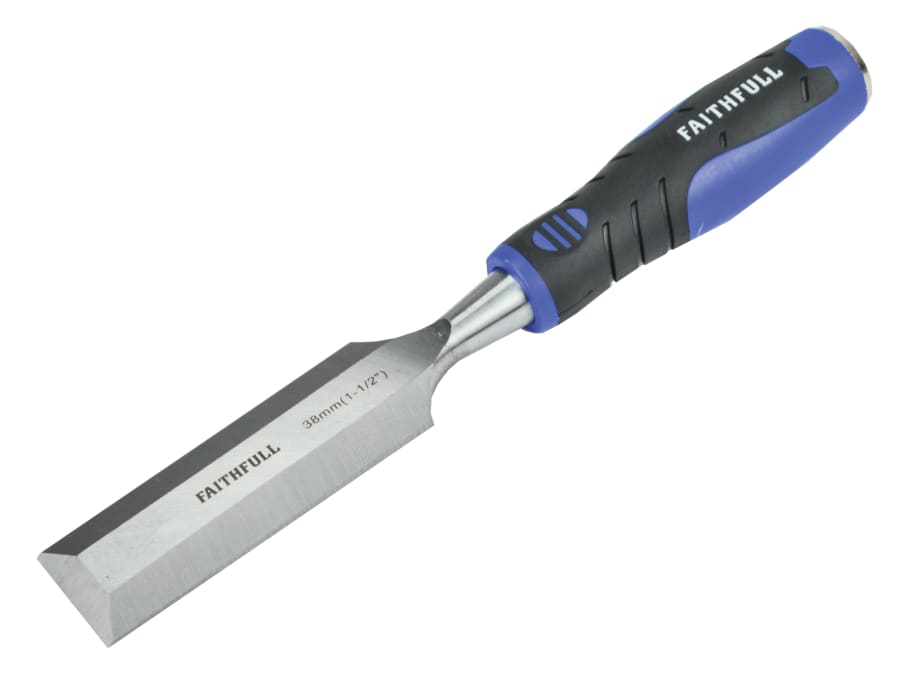 Faithfull FAIWCSG38 38mm Soft Grip Bevel Edge Chisel