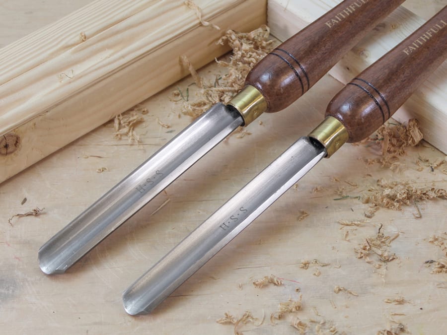 Faithfull FAIWCTSET8B 8 Piece Turning Chisel Set