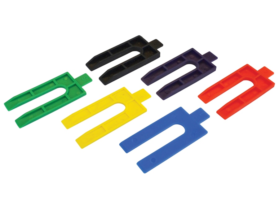 Faithfull FAIWEDGE100 Plastic Packing Wedges (Pack 100)
