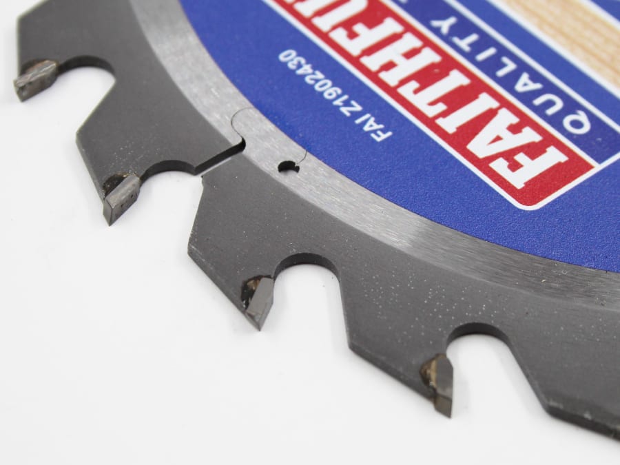 Faithfull FAIZ1902430 190mm x 30mm x 24T TCT Circular Saw Blade