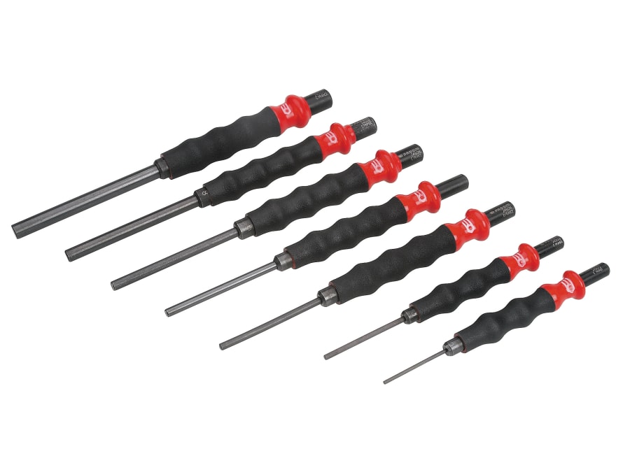 Facom 249GJ7 7 Piece Sheathed Drift Punch Set 2-10mm