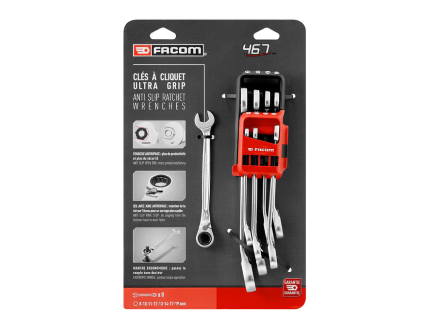 Facom 440XLJP8PB 8 Piece Combination Wrench Set