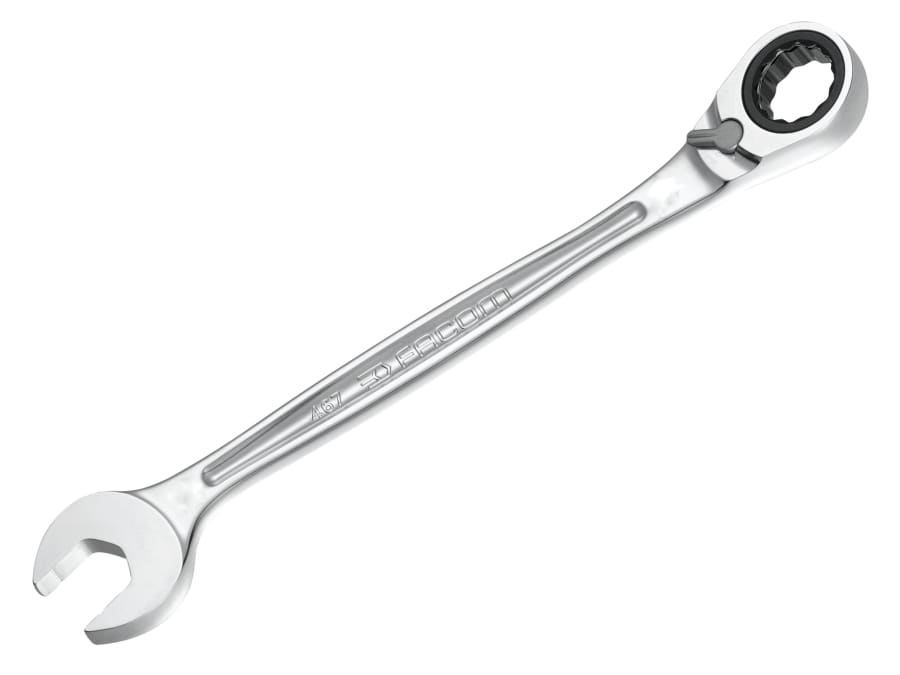 Facom 467B27 27mm Anti-Slip Combination Ratcheting Spanner
