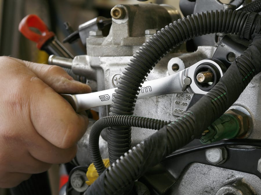 Facom 64CJ2PB 2 Piece Ratcheting Spanner Set