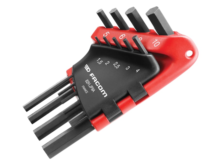 Facom 82HJP9A 9 Piece Metric Hexagon Key Set
