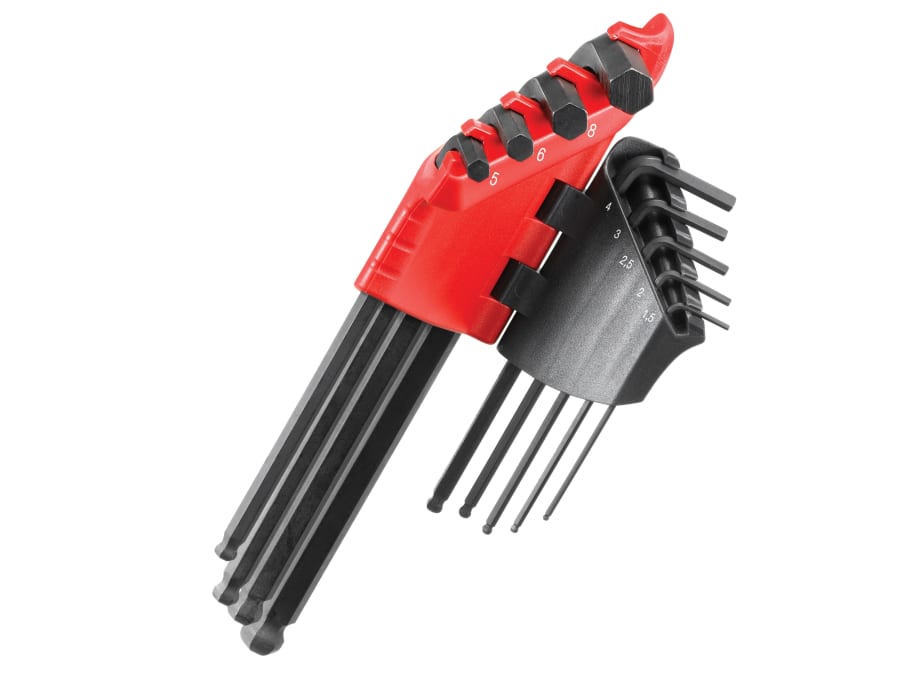 Facom 83HJP9A 9 Piece Metric Hexagon Key Long Arm Set