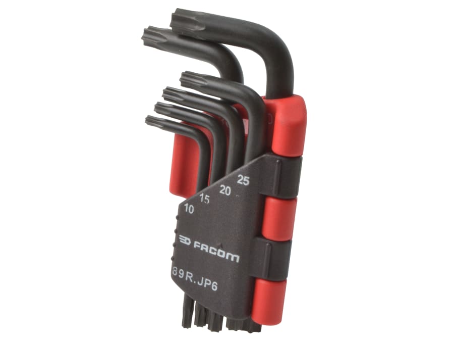 Facom 89RJP6 6 Piece Resistorx Hex Key Set TX10-TX40