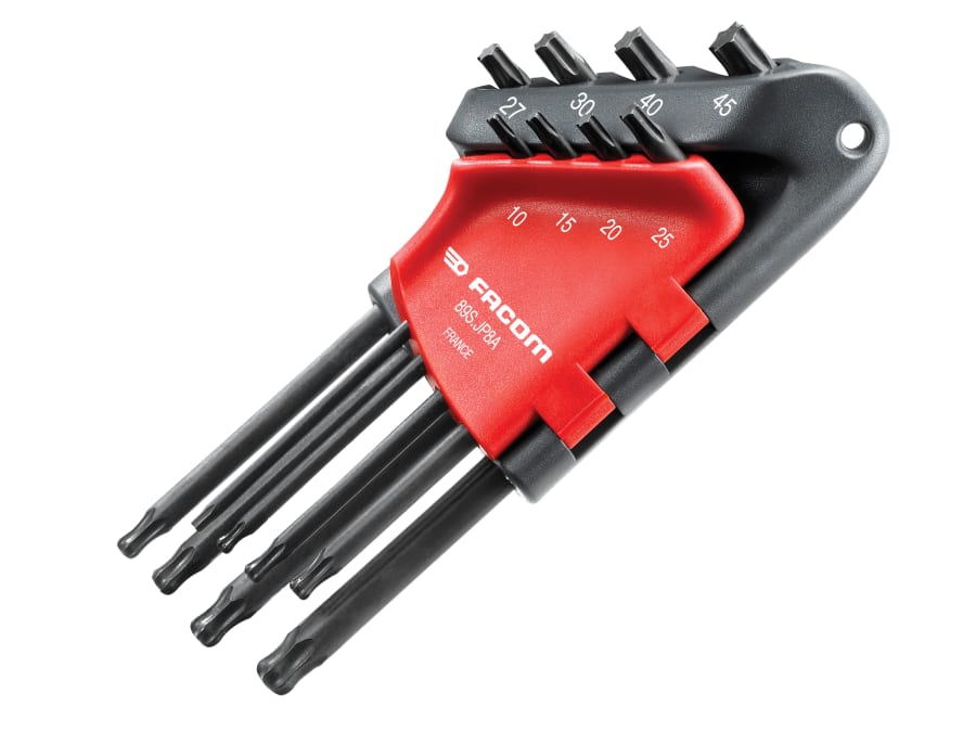 Facom 89SJP8A TORX Hex Key Set 8 Piece TX10-TX45