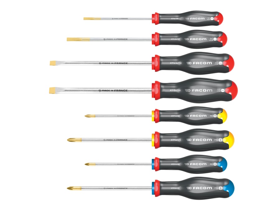 Facom ATJ8PB 8 Piece Screwdriver Set
