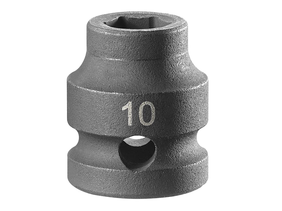 Facom NSS10A 1/2in Drive 6-Point Stubby Impact Socket 10mm