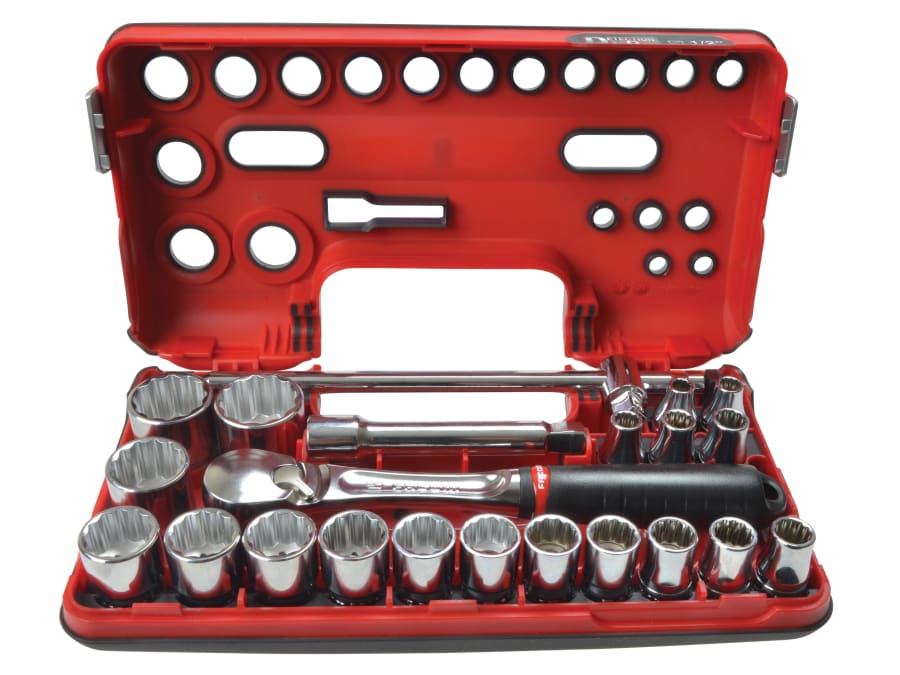Facom SLDBOX412 22 Piece 1/2in Drive 12-Point Socket Set