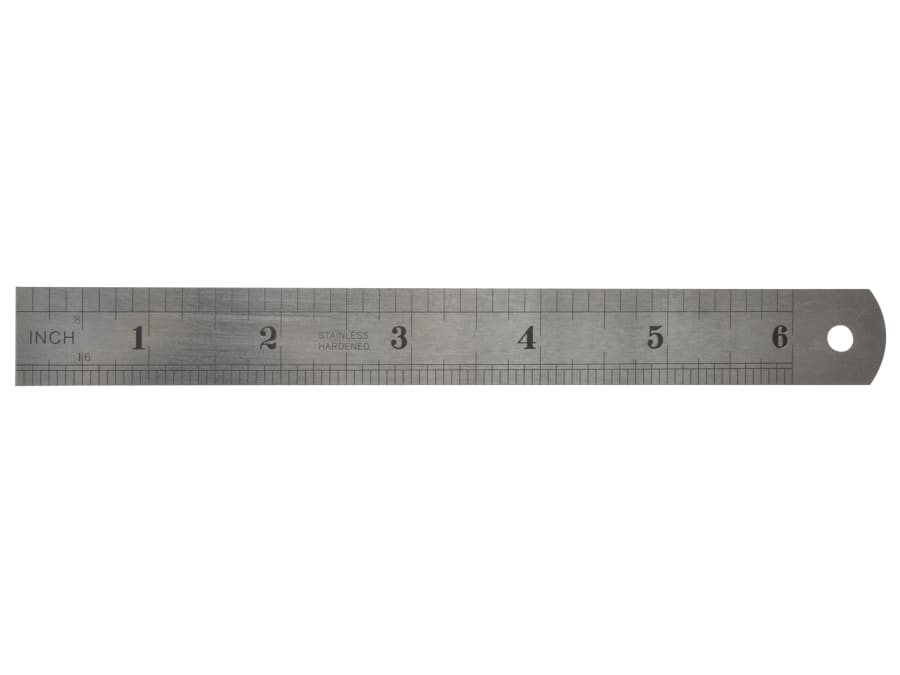 Fisher FR106ME Steel Rule 150mm / 6in