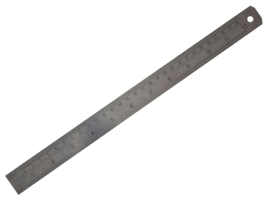 Fisher FR112ME Steel Rule 300mm / 12in