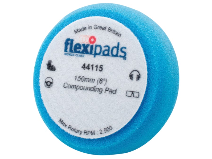 Flexipads World Class 44115 150mm x 50mm Compounding Foam Pad