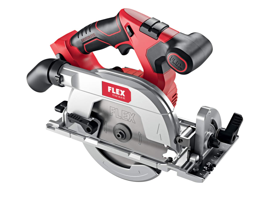 Flex Power Tools 454028 18V Circular Saw 165mm with 2 × 5.0Ah Batteries