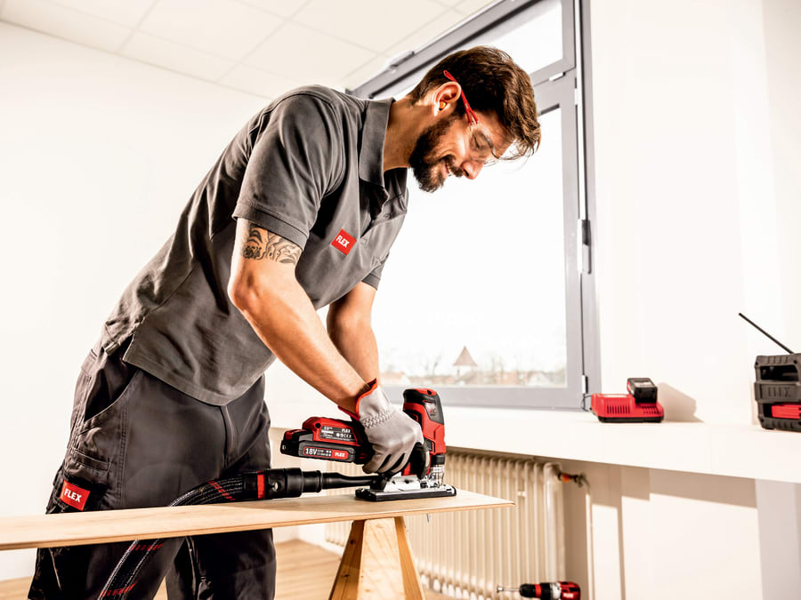 Flex Power Tools 485403 18V JS 18.0-EC C Body Grip Jigsaw Bare Unit