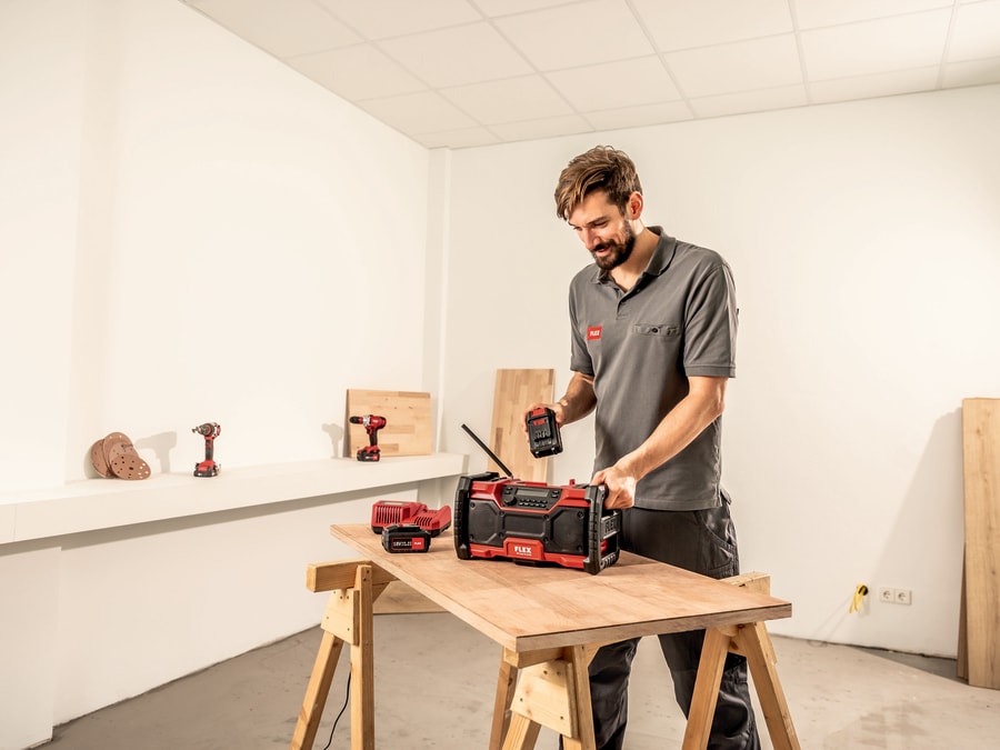 Flex Power Tools 518255 10.8/18.0/230 Cordless Radio