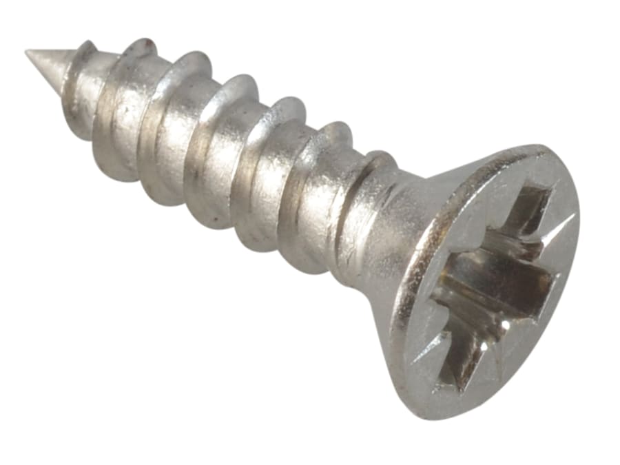 Forgefix FPSTCSK126SS Pozi Countersunk Self-Tapping Screw A2 Stainless Steel 12.7mm x 6mm