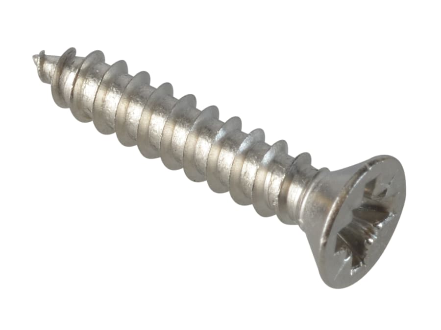 Forgefix FPSTCSK346SS 3/4in x 6 A2 Stainless Steel Countersunk Self-Tapping Screws